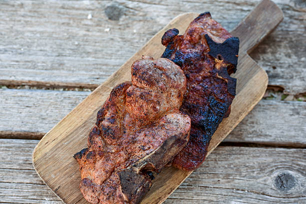 istock Grilled juicy pork steak 2248029842