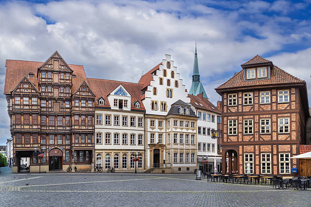 istock Marktplatz square in Hildesheim, Germany 2248032451