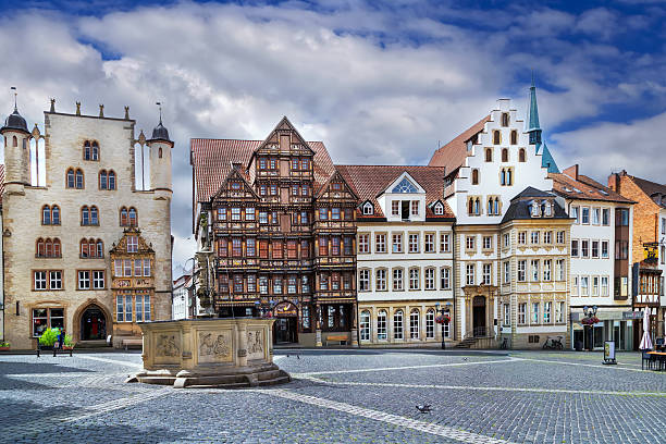 istock Marktplatz square in Hildesheim, Germany 2248032462