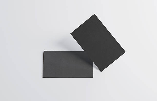 istock Business cards black. Mockup on white background 2248033402