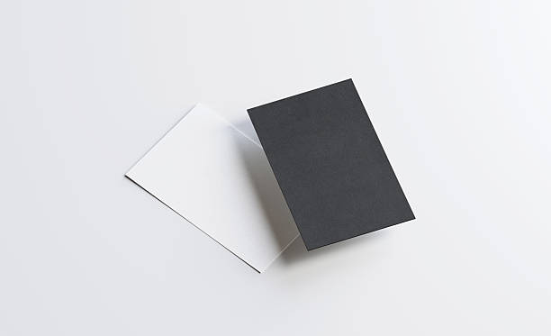 istock Business cards or greeting card with shadow. 2248033403