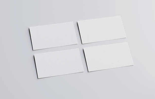 istock Business card template for mockup and design presentation 2248033406
