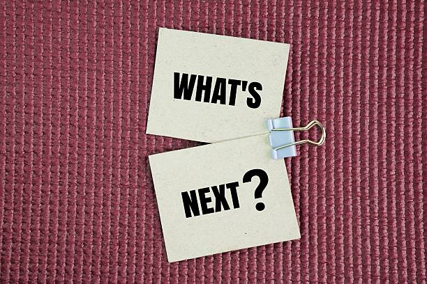 Paper with the word question What's Next?