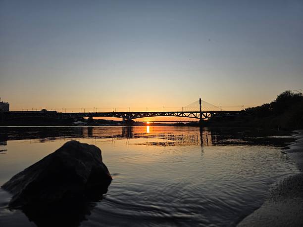 istock Bridge against the backdrop of sunset 2248036955