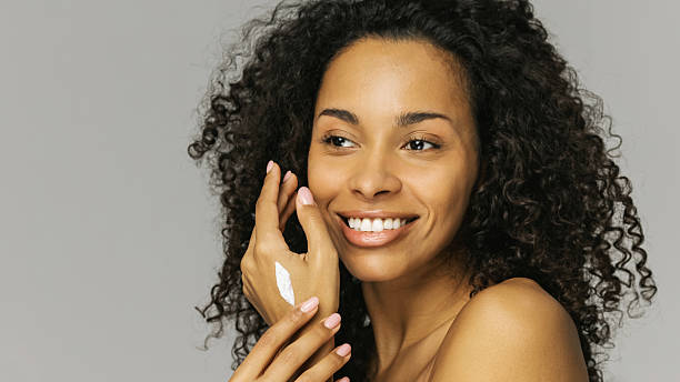 Hand cream. Beauty portrait
