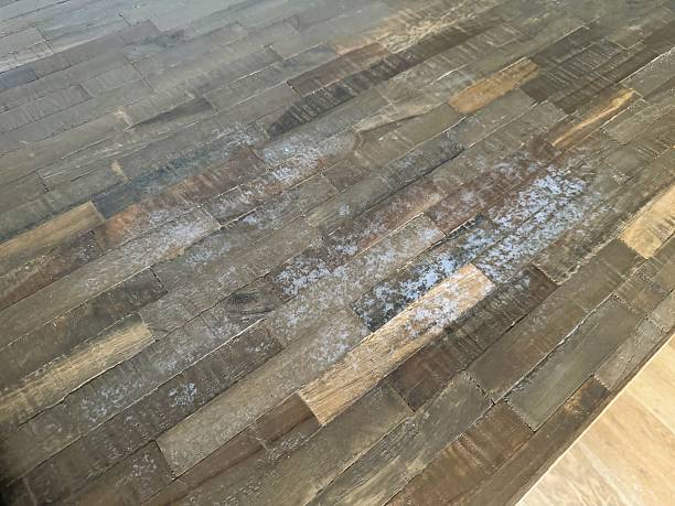istock Damage on wooden dining table after placing a hot pot 2248045693