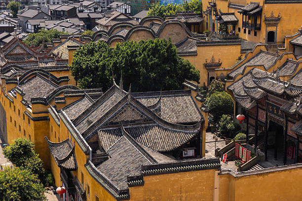 Building complex of Huguang Guild Hall in Yuzhong District, Chongqing,China.