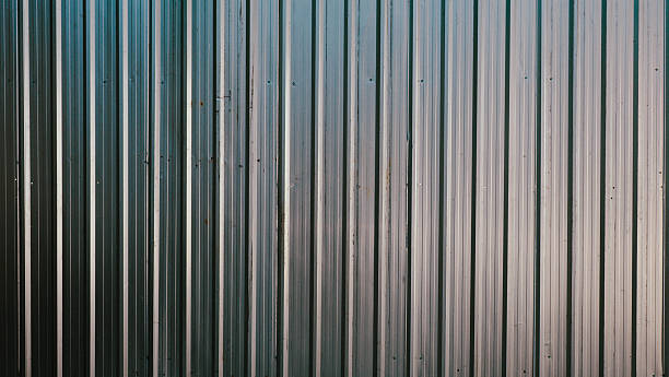 istock Corrugated Metal Wall Texture For Background And Industrial Design Use 2248055344