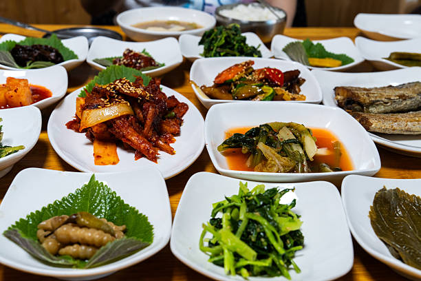 istock various Korean foods on the dinner table 2248057339