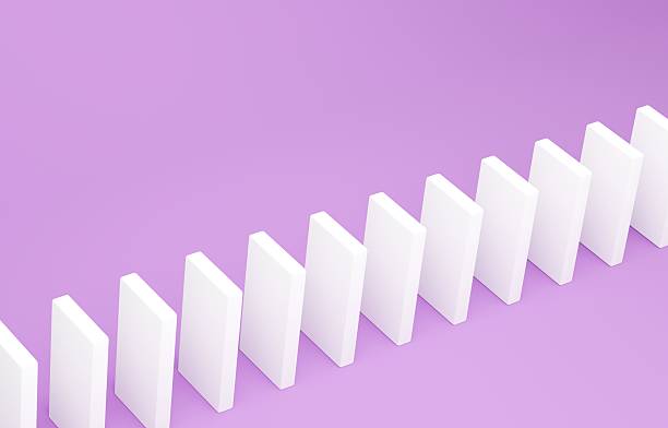 istock Simple 3D image of dominoes 2248058248