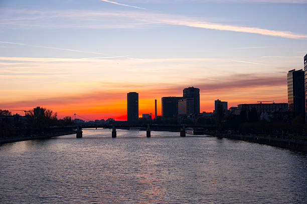 istock View from footbridge Eiserner Steg with Main River and skyline at sunset at German city of Frankfurt on an autumn day. 2248067940
