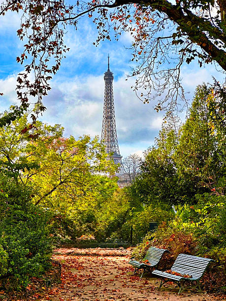 istock Romantic Paris during the foliage season 2248068545