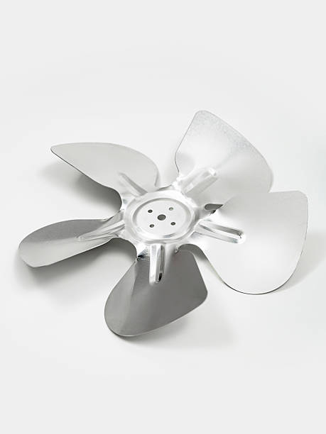 istock Metal fan blades on a white background. 2248072170