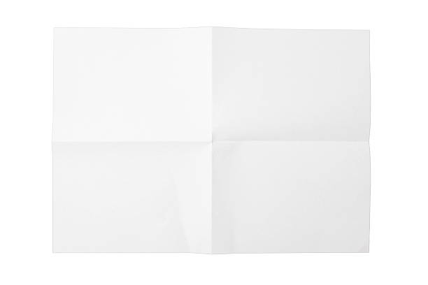 istock Blank White Paper Sheet With Gentle Folds—Minimal Flatlay For Office, Design, Or Mockup 2248078273