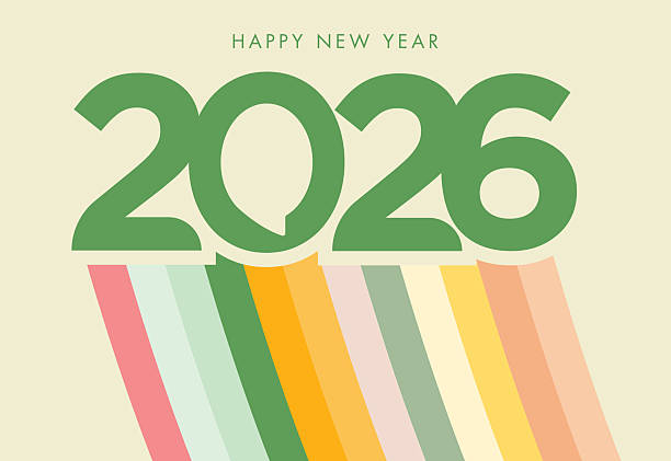 istock New Year 2026 Celebration – Modern Holiday Typography Design. Greeting Card, Banner, Poster. Vector Illustration. 2248081051