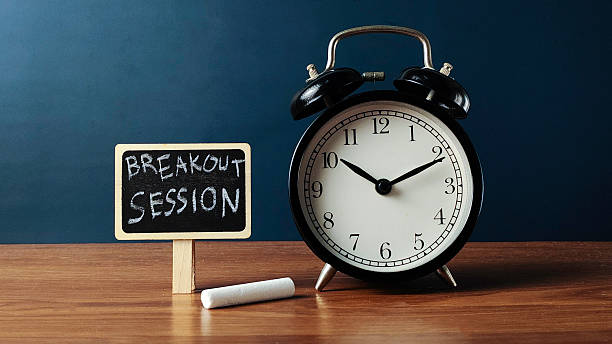 istock Breakout Session Concept: Conference Time Management, Small Group Discussion, Workshop, and Focused Meeting Schedule 2248085889