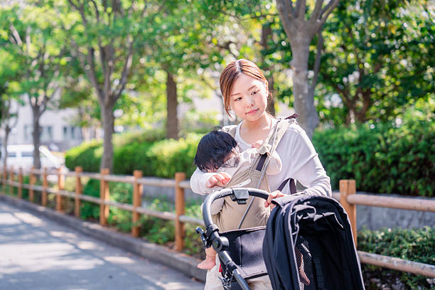 istock Mother and child going out in a stroller 2248087676