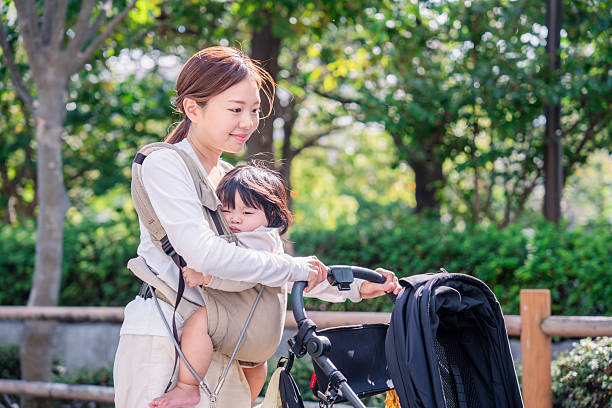 istock Mother and child going out in a stroller 2248087679