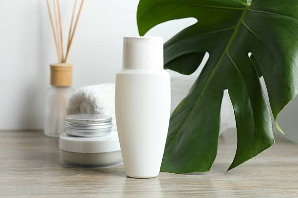 istock Lotion or cream set on the table. Care products skincare routine 2248088177