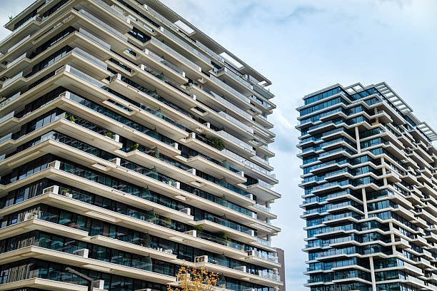 istock Modern Residential Apartment Building Complex Condo 2248103910