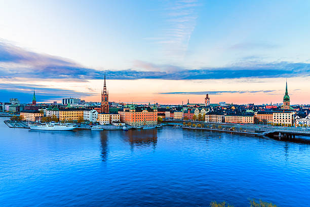 istock Stockholm, Sweden: Sunset view over Gamla Stan from Monteliusvagen, Scandinavia 2248109485