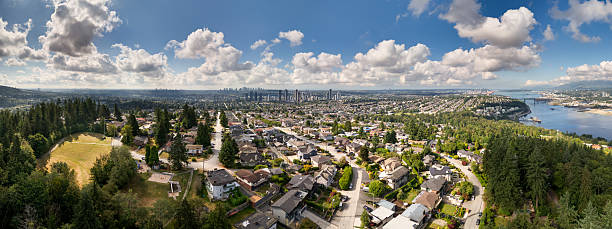 istock Panoramic Aerial View Over Burnaby and Greater Vancouver in BC, Canada 2248118092