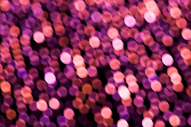 Christmas Seasonal Lights Blurred Abstract Background