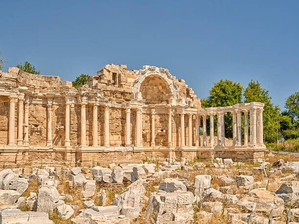 The Temple of Apollo (Turkish: Apollon TapÄ±naÄÄ±) is a Roman temple from 150 A.D. during the Pax Romana era, located in Side, southern Turkey. It stands as a testament to Roman architecture.