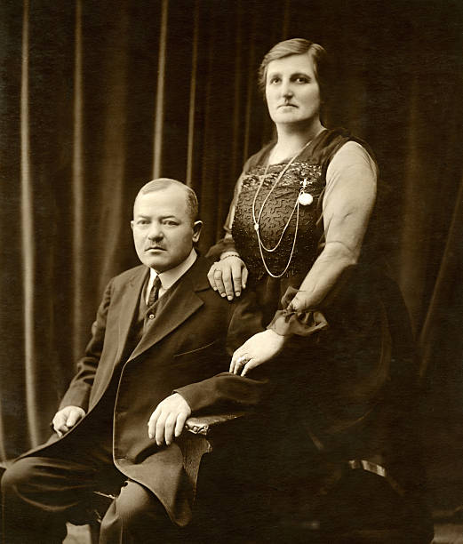 Middle Aged Couple in 1940