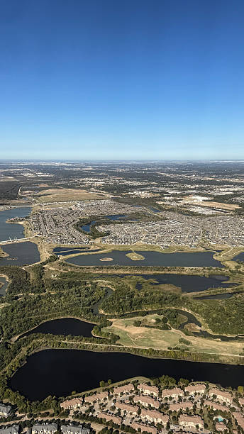 istock Grand Prairie Texas view from an airplane 2248136699