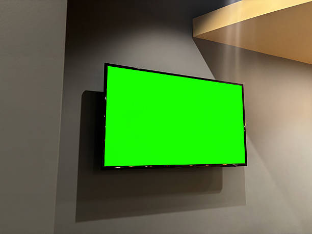 istock A Green Screen TV in Hotel Lobby 2248140278