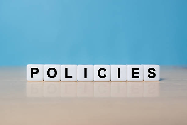 istock Word POLICIES made with dice building blocks 2248140994