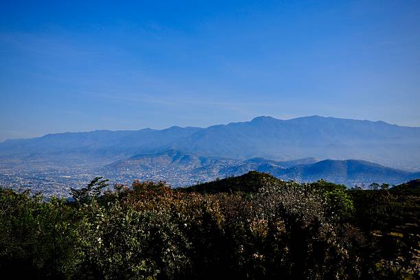 Panoramic view of the eastern Sierra Madre mountain range