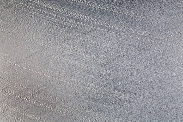 old aluminum sheet from a frying pan
