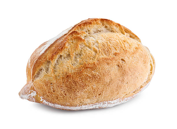 istock Freshly baked sourdough bread isolated on white 2248150055