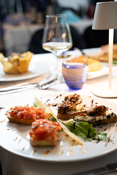 istock Italian Bruschetta with Mushrooms and Tomatoes 2248151843