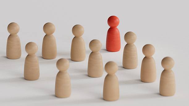 istock Human resource management. Looking for talented employee.  economic status and social achievement.3D rendering on white background. 2248156191