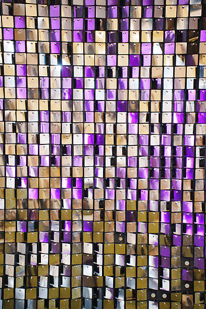 istock Colorful sequined wall decoration in vibrant shades 2248164190
