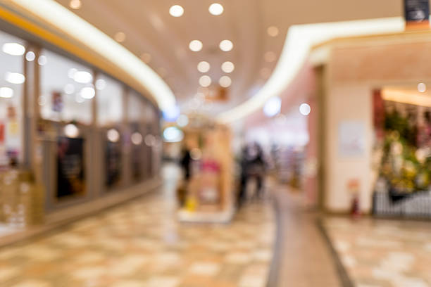Blurred Shopping Mall Background｜For Advertising and Banners