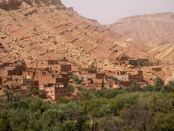 istock Traditional Berber Mud-Brick Village Nestled in Moroccan Desert Valley 2248172079