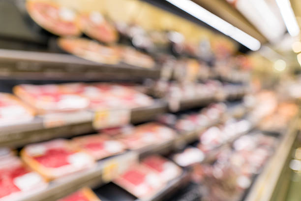 istock Soft Defocused Supermarket Aisle Background for Ads and Web Design 2248172585