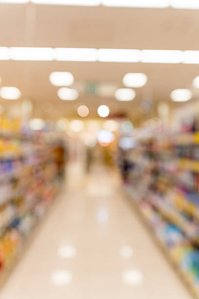 istock Soft Defocused Supermarket Aisle Background for Ads and Web Design 2248172603