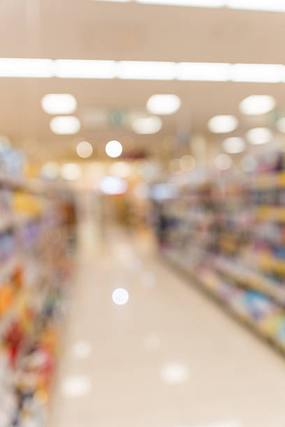 istock Soft Defocused Supermarket Aisle Background for Ads and Web Design 2248172611