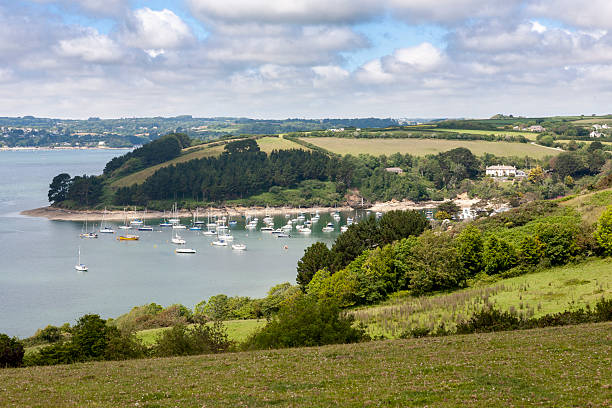 istock St. Just Creek on the Carrick Roads, Cornwall, UK 2248173977
