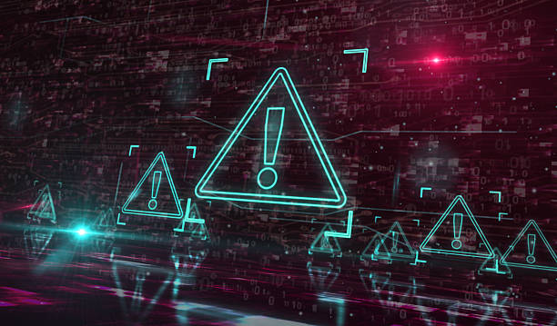 istock Alert cyber attack symbol digital concept 3d illustration 2248174613
