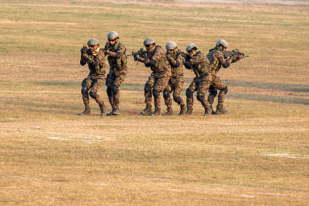 Kolkata, India 16th December 2024 : Indian army showing their efficiency in front of public during celebration of \