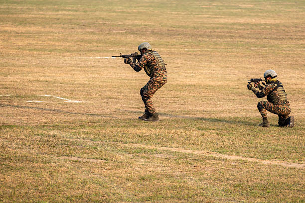 Kolkata, India 16th December 2024 : Indian army showing their efficiency in front of public during celebration of \