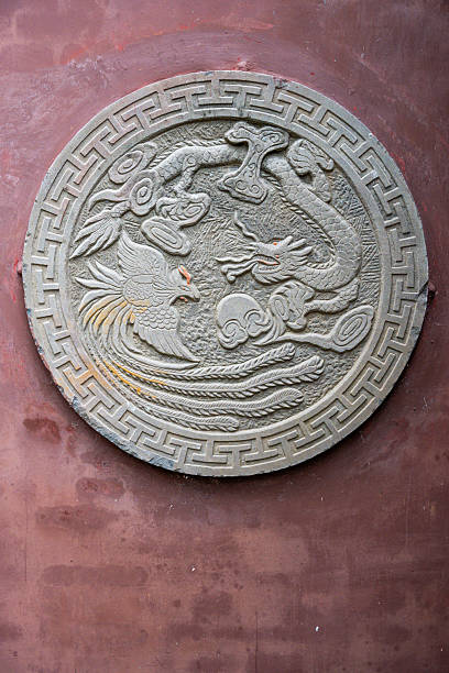 istock Craftsmanship showcased in a detailed stone carving in Chengdu 2248190507