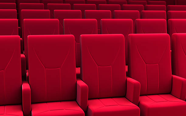 istock 3D Render Cinema Seats Red Fabric 2248194309