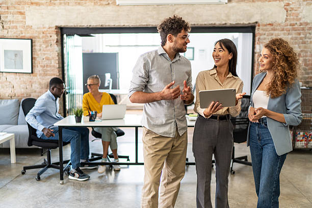 istock Diverse business team collaborating during office meeting 2248197813